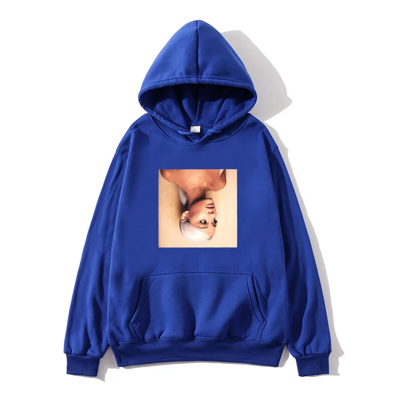 

FADUN TOMMY Hoodie Kawaii Ariana Grande Printed Sweatshirt Long Sleeve Women/Men 2020 Hot Kpop Plus
