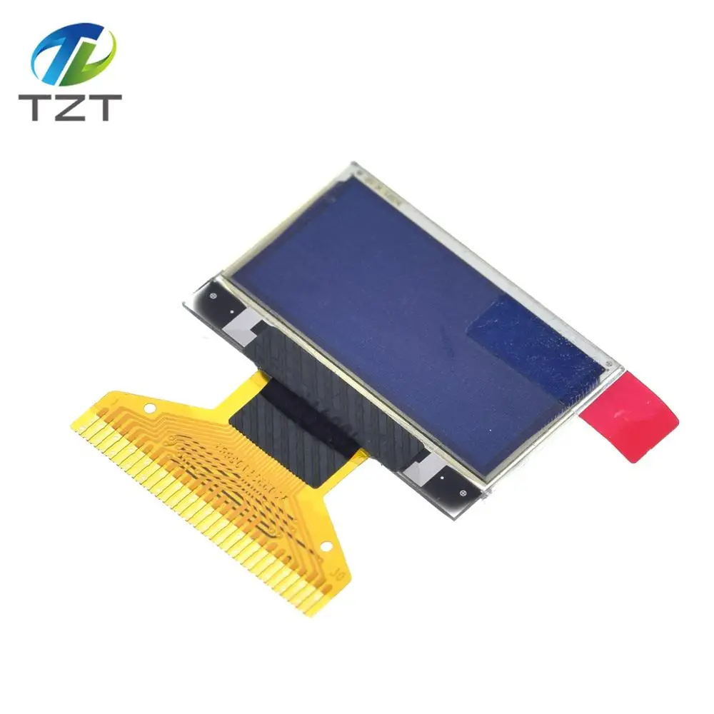 TZT 0.96 inch IIC Serial White OLED Display Module 128X64 I2C SSD1306 12864 LCD Screen Board GND VCC SCL SDA 0.96" for Arduino - Цвет: 0.96 Screen white