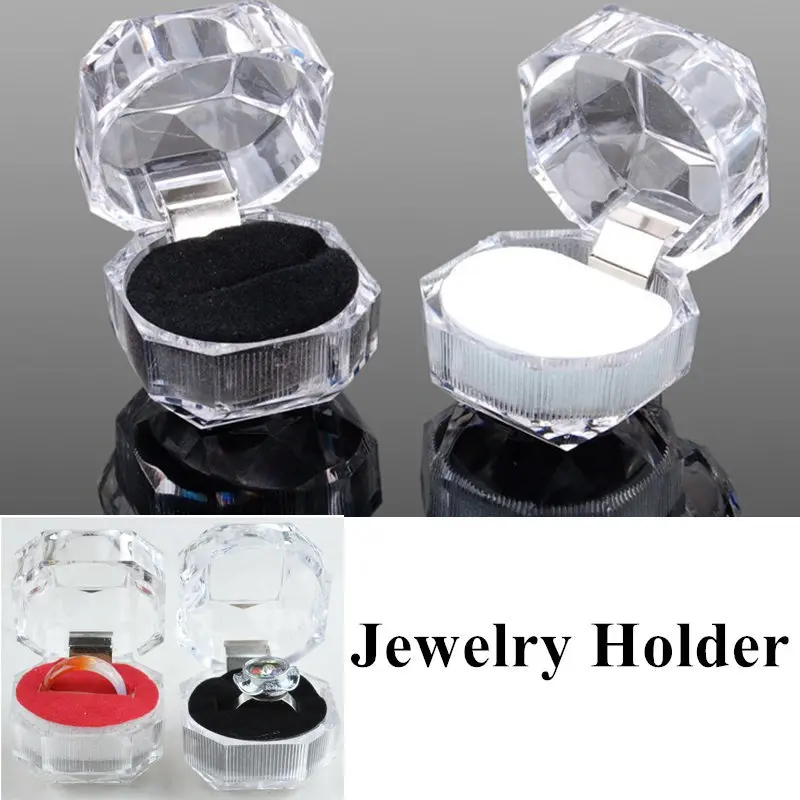 Чехол-органайзер для хранения колец прозрачная серьга 1 шт. | Украшения и