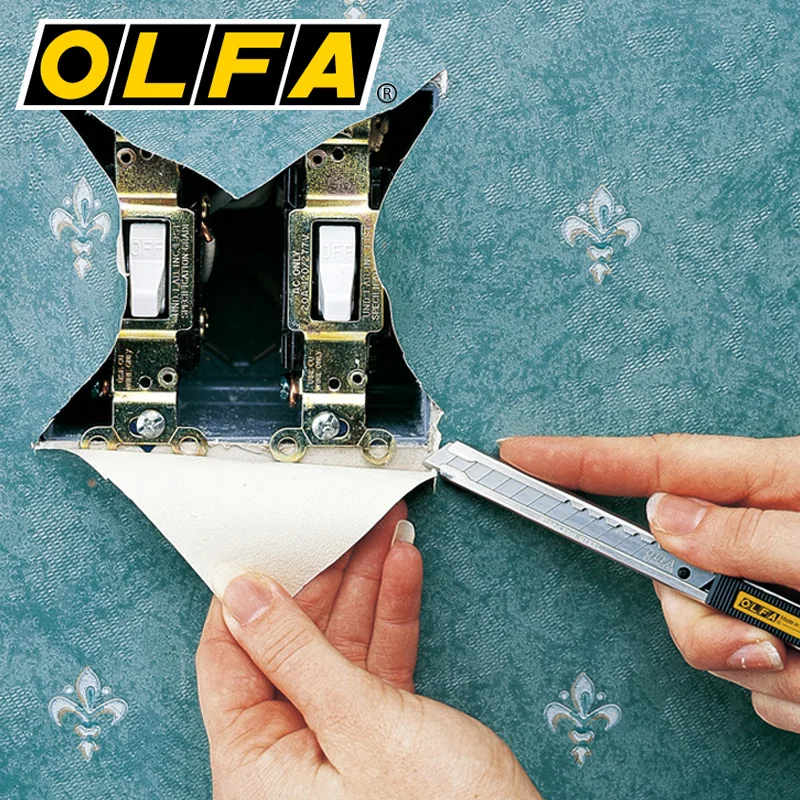 Сделано в Японии OLFA 9 мм нержавеющая сталь Автоматическая блокировка