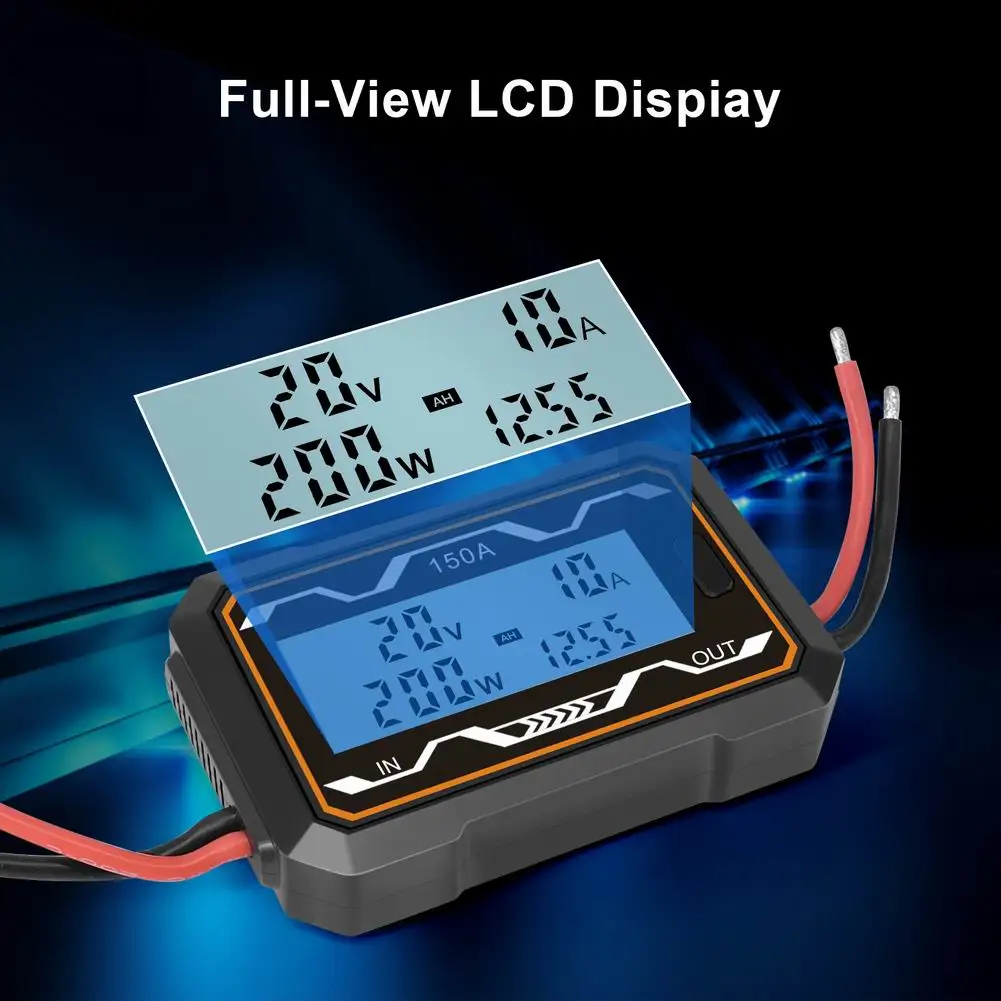 

New 100 /150/200A Voltmeter Ammeter Current Monitor High Precision Volt Tester power energy electricity monitor current monitor