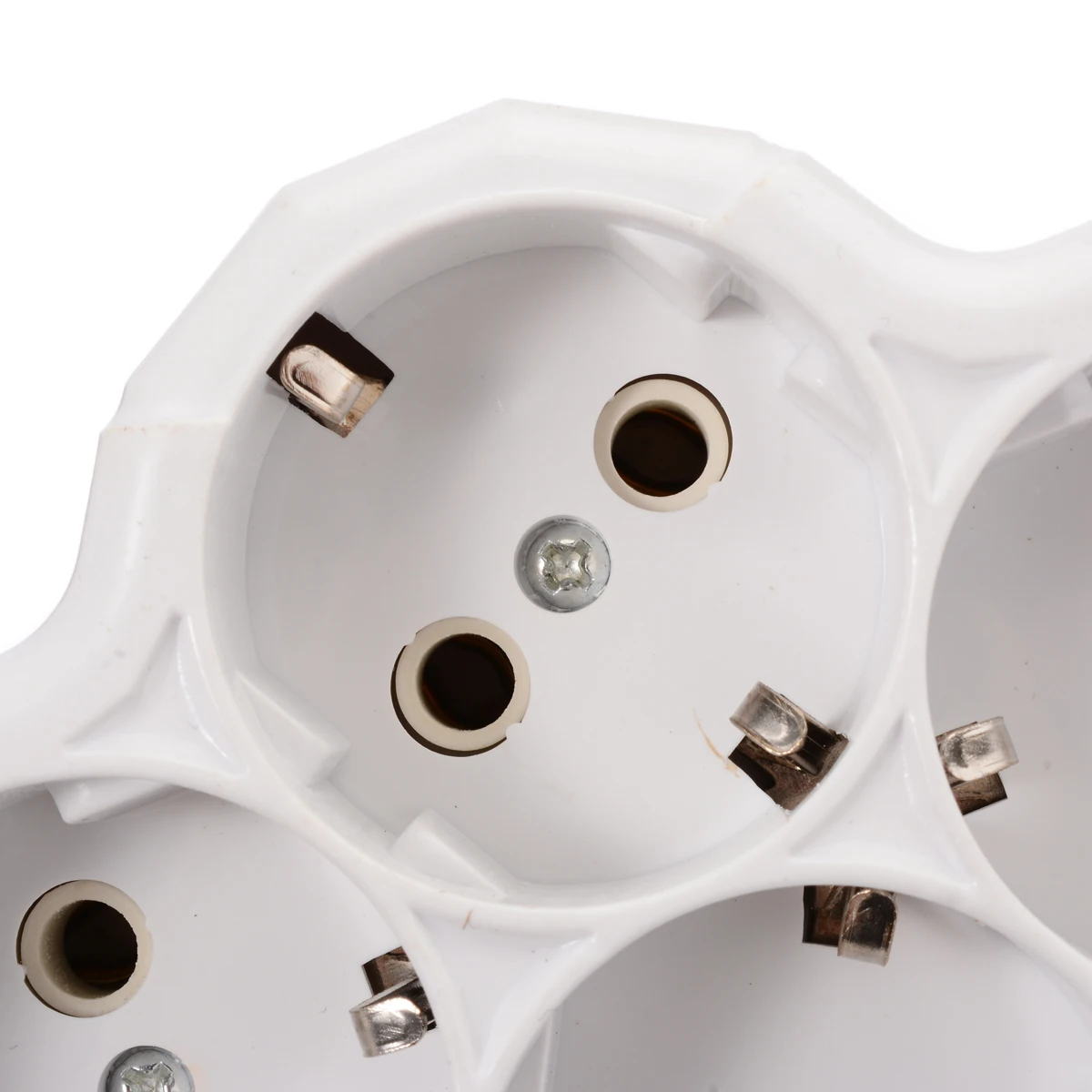 Белый ЕС Европейский тип конверсионный штекер 1 4 способ немецкий стандартный