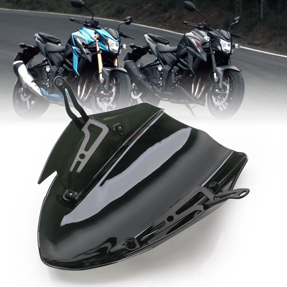 Ветра Экран лобовое стекло Щит с кронштейном для Suzuki GSX-S750 GSXS750 GSX-S GSXS 750 2017 2018 2019