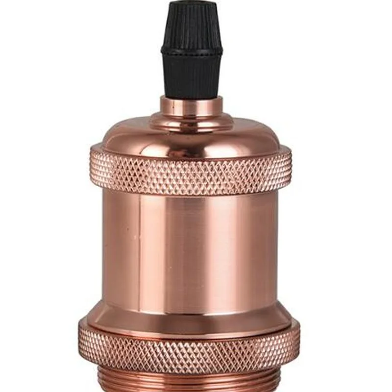 Винтажный держатель для лампы Эдисона E27 в старинном ретро стиле с винтовой