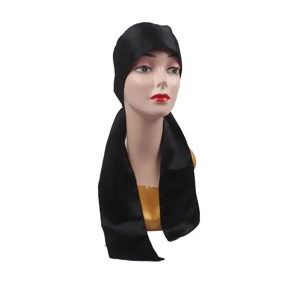 Роскошная шелковая атласная лента для волос повязка на голову с логотипом заказ