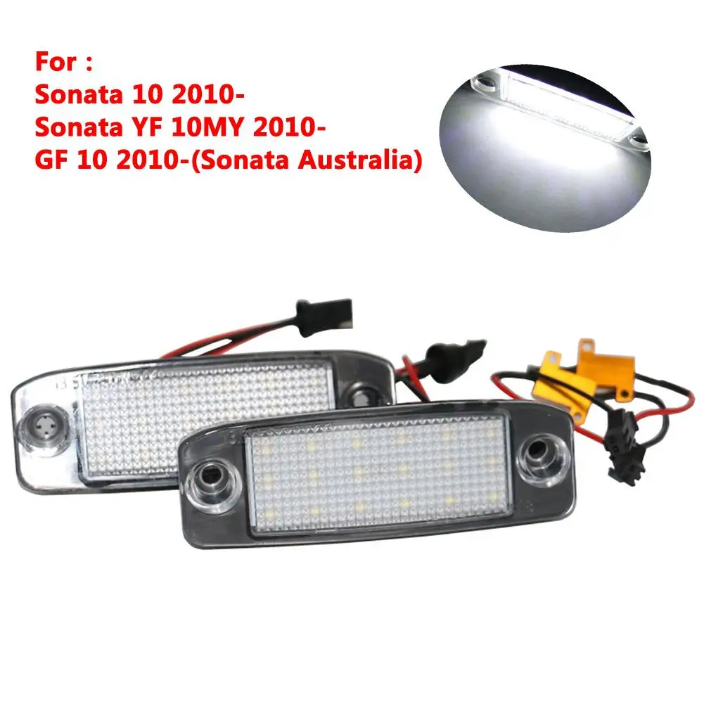 

LED Car Number License Plate Light Car Accessories License Plate Light Automobile Signal Lamp for Hyundai Sonata