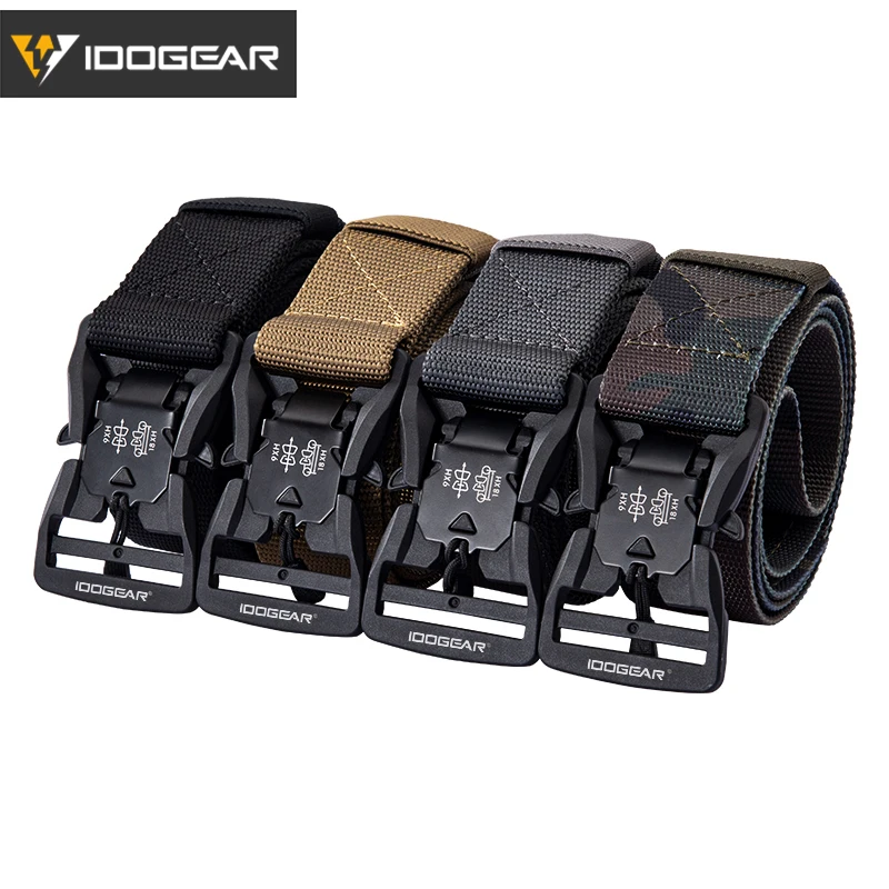Тактический ремень IDO GEAR 1 5 дюйма с магнитной пряжкой для повседневного