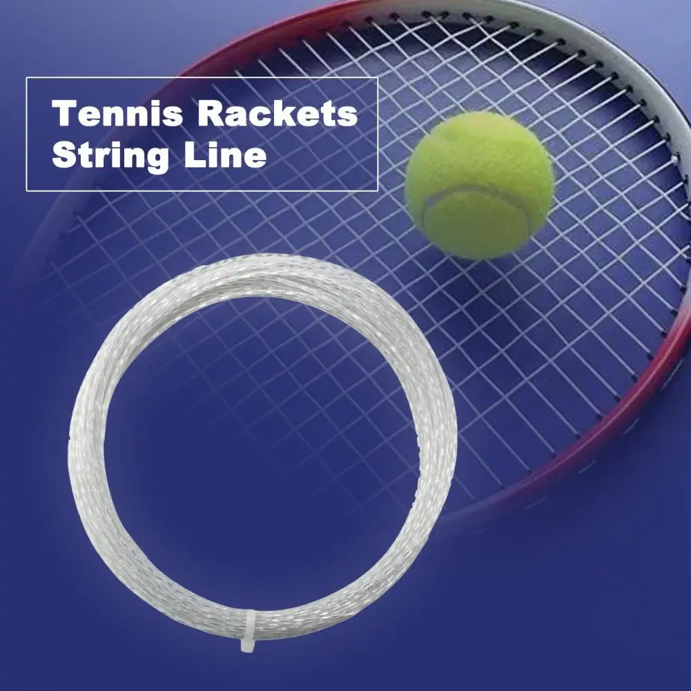 

1.30MM Tennis Racket Line High Elasticity And Durable Tennis Racket Line Tennis Racket Replacement Line Tennis Training Supplies