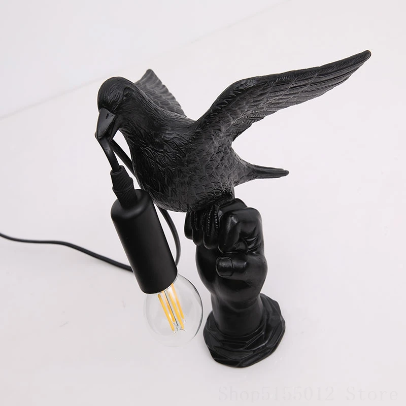 

Modern White Bird Lamp LED Night Lamps Bedroom Bedside Lamp Art Deco Lighting Night Light Home Decor Industrial Luminaires