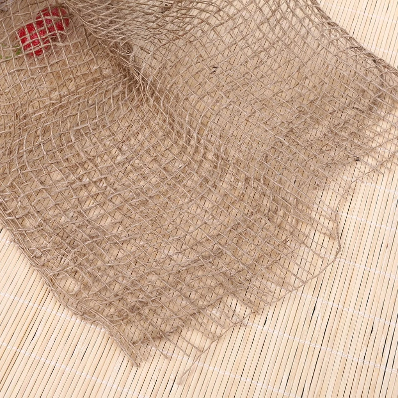 

Newborn Jute Backdrop Blanket Baby Photography Prop Chunky Burlap Layer Net
