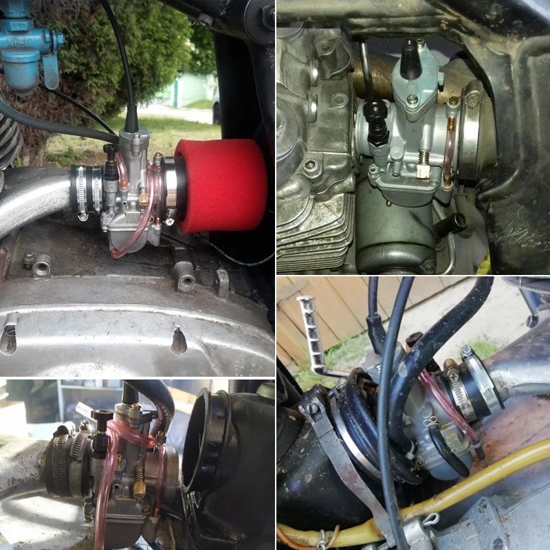 КАРБЮРАТОР 2T 4T для мотоцикла универсальный карбюратор Keihin KOSO OKO 21 24 26 28 30 32 34 мм с