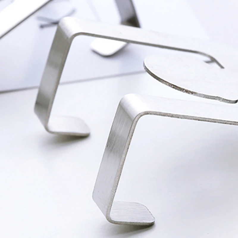 

2 Pcs Humanoid Hooks Hanger Nail Free Stainless Steel Holders Door Back Organizer Hook for Coat Towel Bag Robe Hooks