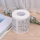 Высококачественная прочная салфетка с принтом судоку, креативная забавная туалетная бумага для игр, рулон 2-слойной игровой салфетки для лица, новинка, подарок