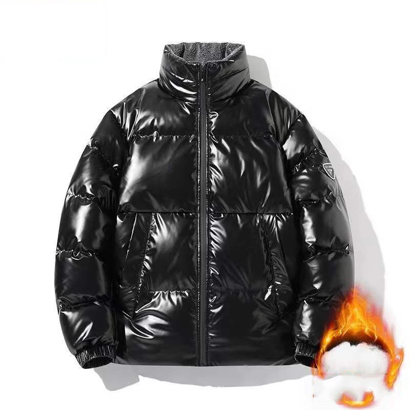 Men's Down Jacket 2021 New Winter Cotton Clothing Thickened Warm Male Jackets Trend Bright Color Man Clothing