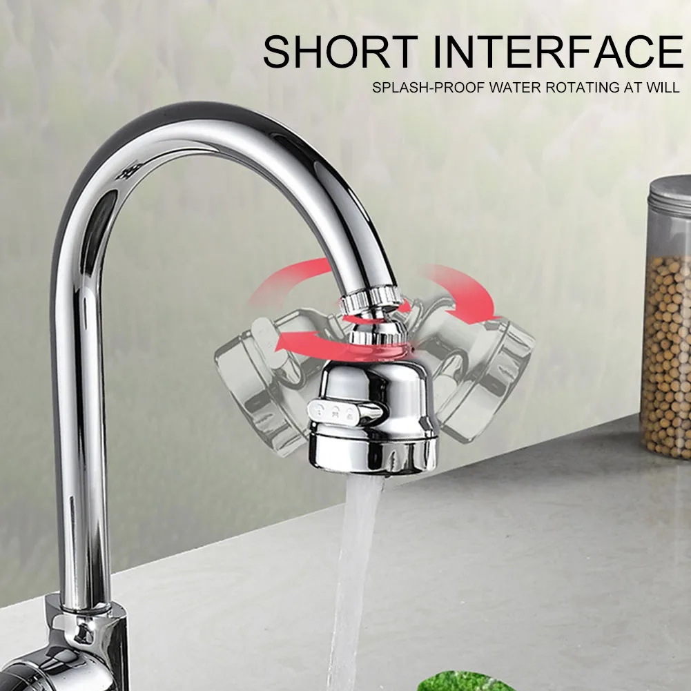 

2pcs/set Moveable Faucet Sprayer Attachment 360 Degree Rotatable 3 Adjustment Modes Save Water For Kitchen Sink Easy Install