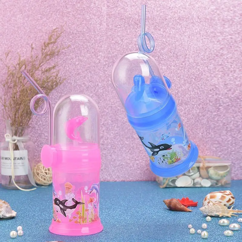 Upgrade-маленький фонтан с чашкой Маленький Дельфин Фонтан детская чашка соломинкой