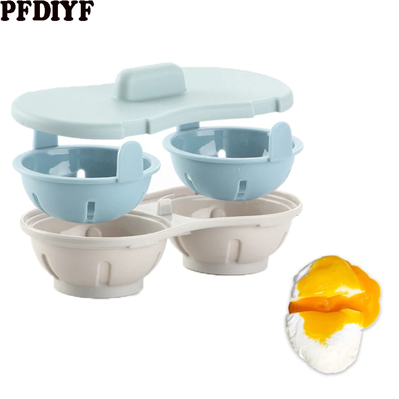 Креативная коробка для яиц на пару микроволновая посуда браконьеров двойная