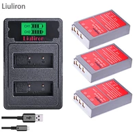 type c dual charger 2000mah bls 5 bls5 bls50 battery for olympus om d e m10mark iiimark iipen e pl2e pl6e pm2 stylus 1