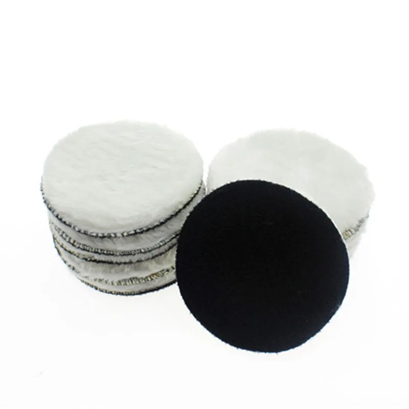 

Washable Polishing Pads Cleaning 10pcs 100mm Car Polishing Wool Waxing