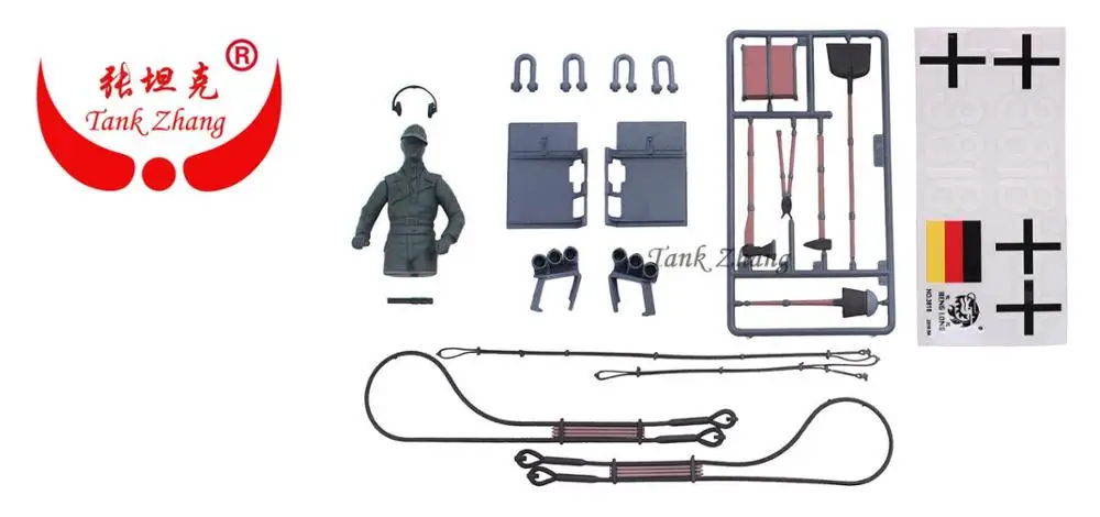 HENG LONG 3818/3818-1 RC Танк Немецкий Тигр I 1/16 запасные части No. Полный набор