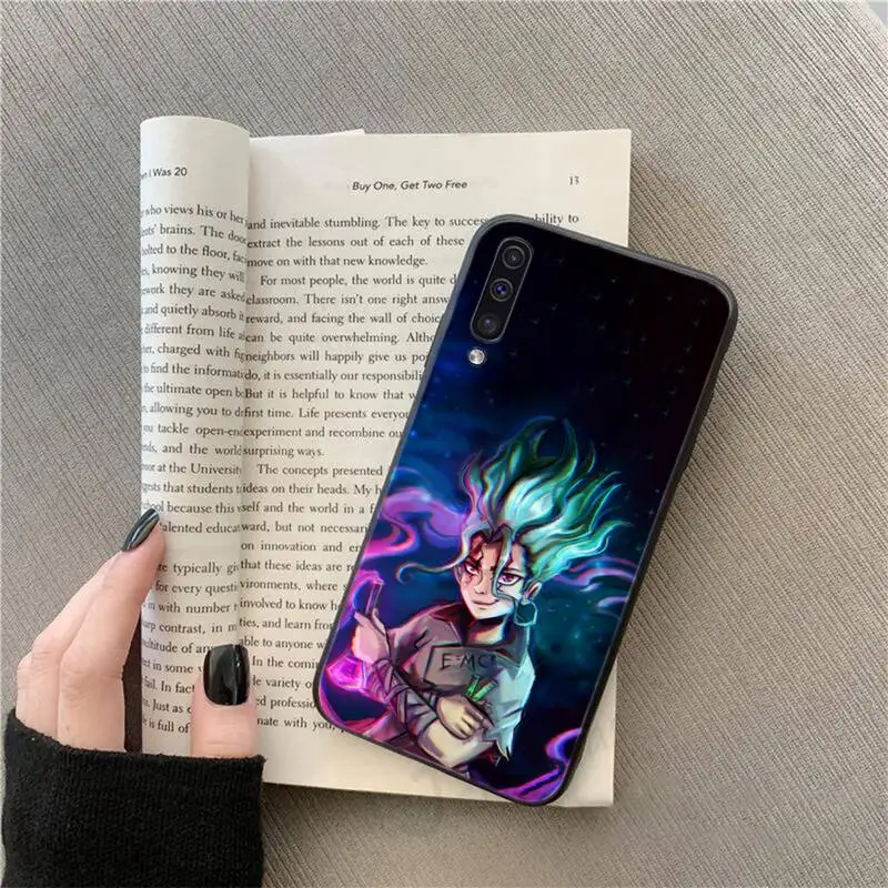 

anime Dr.STONE Ishigami Senkuu Phone Case For Samsung galaxy S 9 10 20 A 10 21 30 31 40 50 51 71 s note 20 j 4 2018 plus