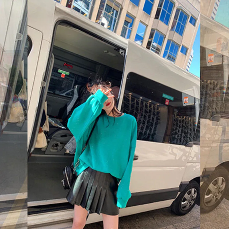 Женская Блестящая футболка блестки в виде пайеток пуловер новинка осень-зима 2019