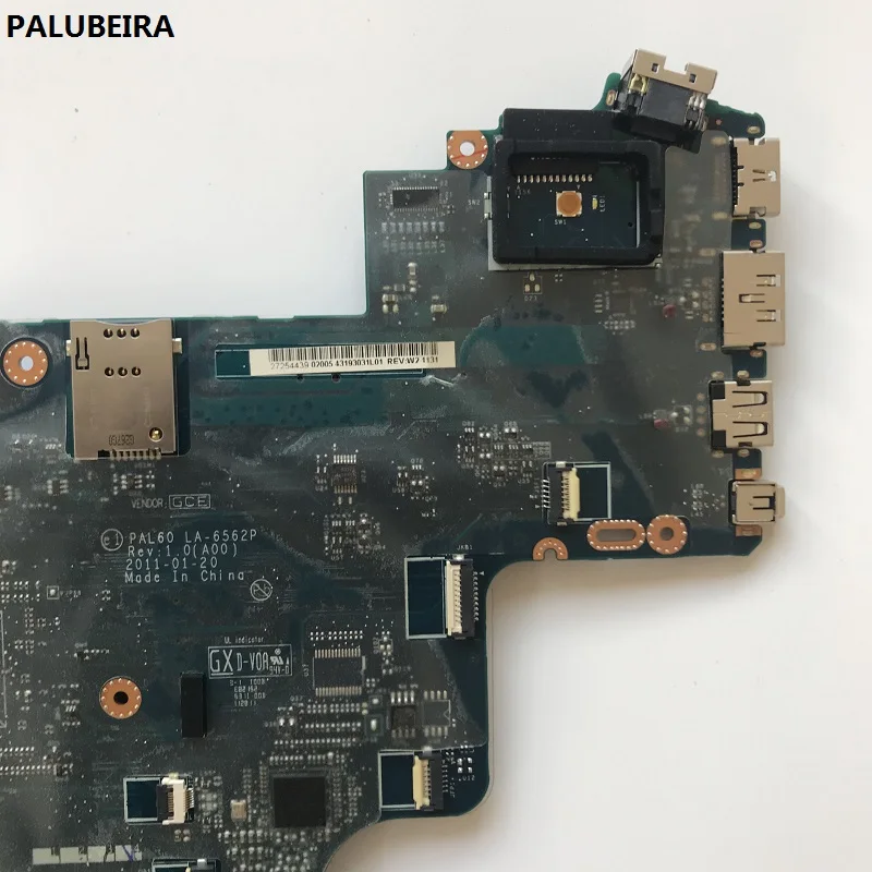 PALUBEIRA Бесплатная доставка CN-0V7G0J для DELL E6520 материнская плата ноутбука 100% ТЕСТ ОК |