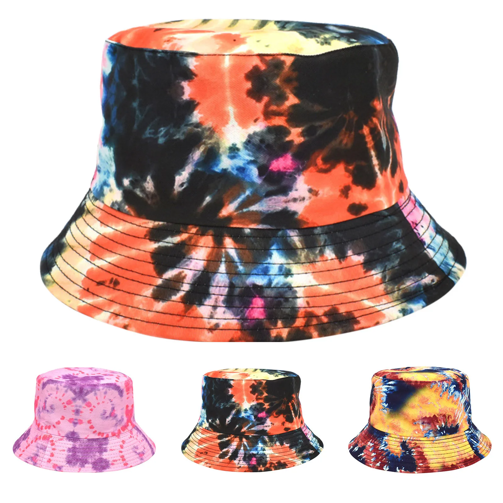 

Adult Fashion Printing Sunshade Hat Fisherman's Hat Basin Hat Outdoor Bucket Hat