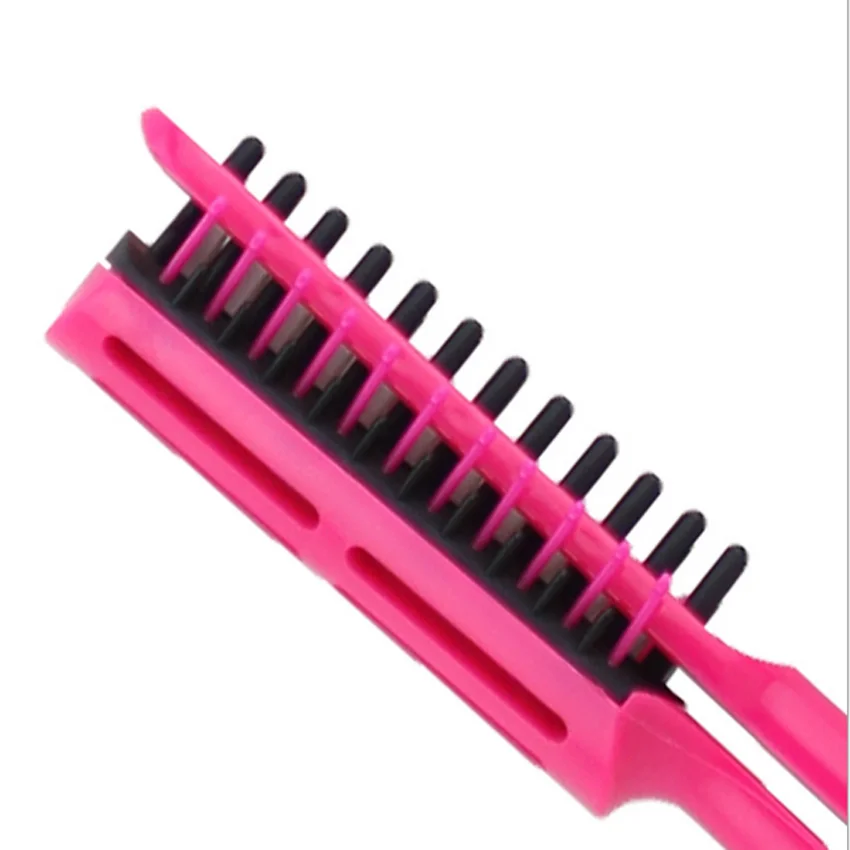 Термостойкая v образная прямая расческа для волос выпрямитель DIY салон стрижка