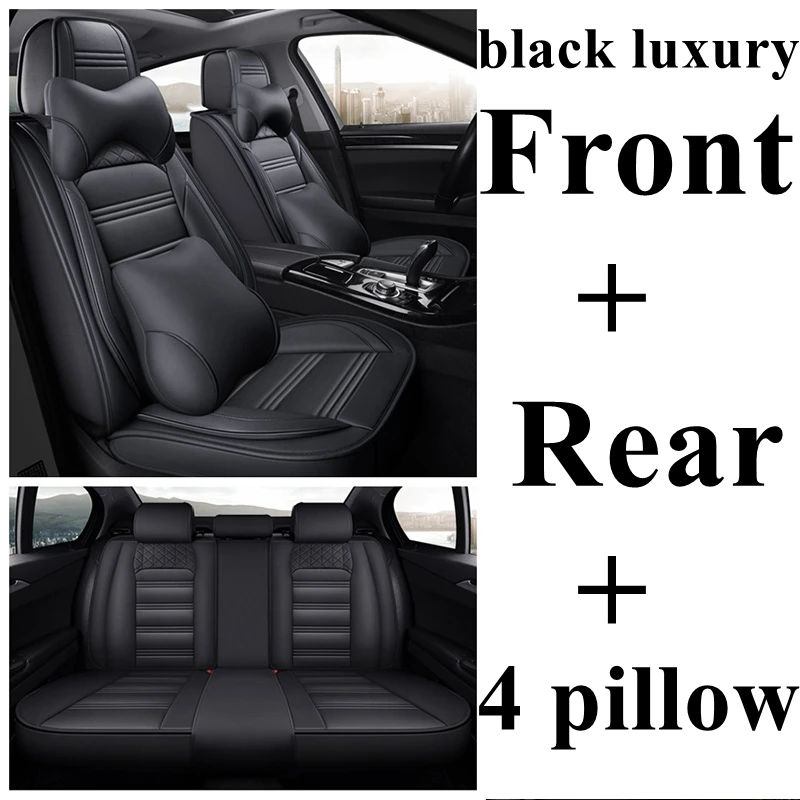 black luxury Dingdian Чехол автокресла для Mercedes Benz A B C C200 C220 w203 A160 w205 C180 C200K C250 C280 C300 C350 C450 G350d G500 B180 B200 B260 - Название цвета: black luxury