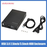 usb 3 0 2 5 3 5 sata hard drive disk external enclosure ssd hdd disk case box support uasp 8tb drives us