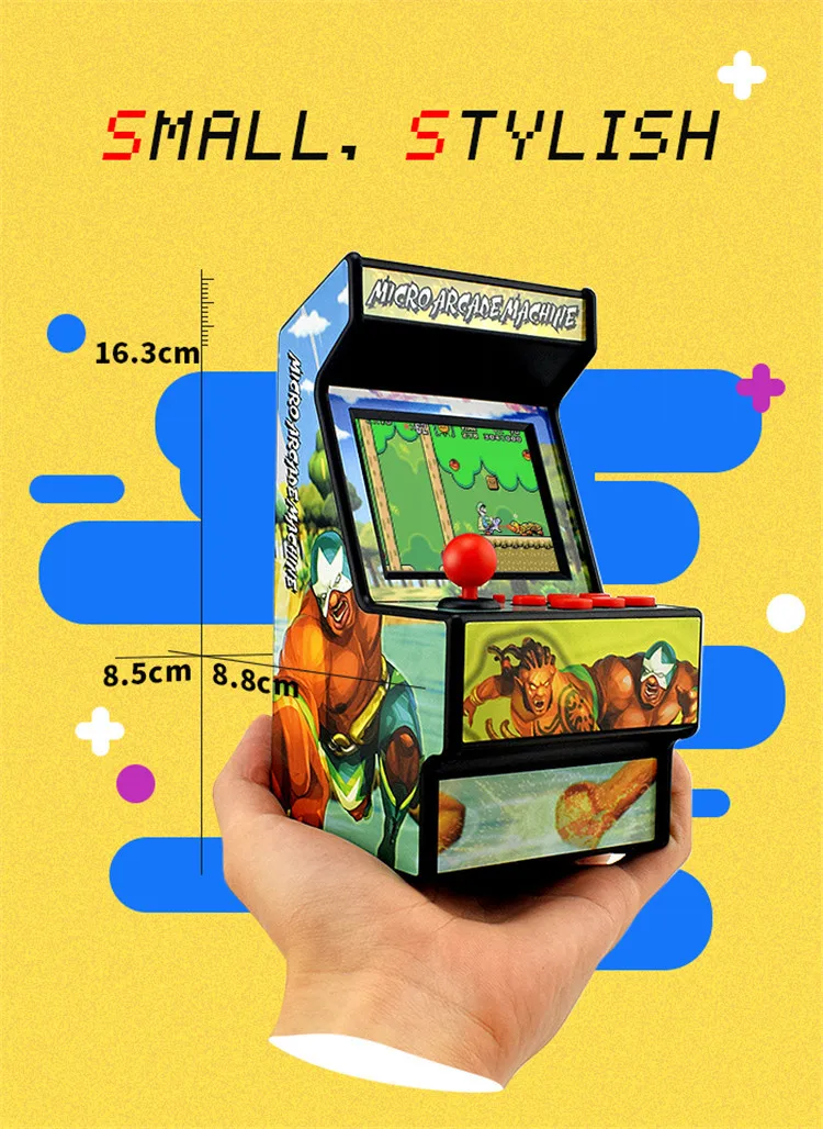 Данные лягушка ретро мини аркадная портативная игровая консоль 16 бит игровой плеер встроенный 156 классический видео игровая консоль поддержка ТВ выход