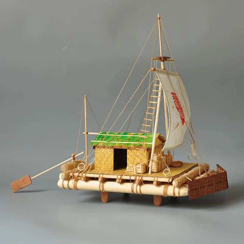 Деревянные корабли комплекты моделей KON Tiki модель корабля деревянный комплект