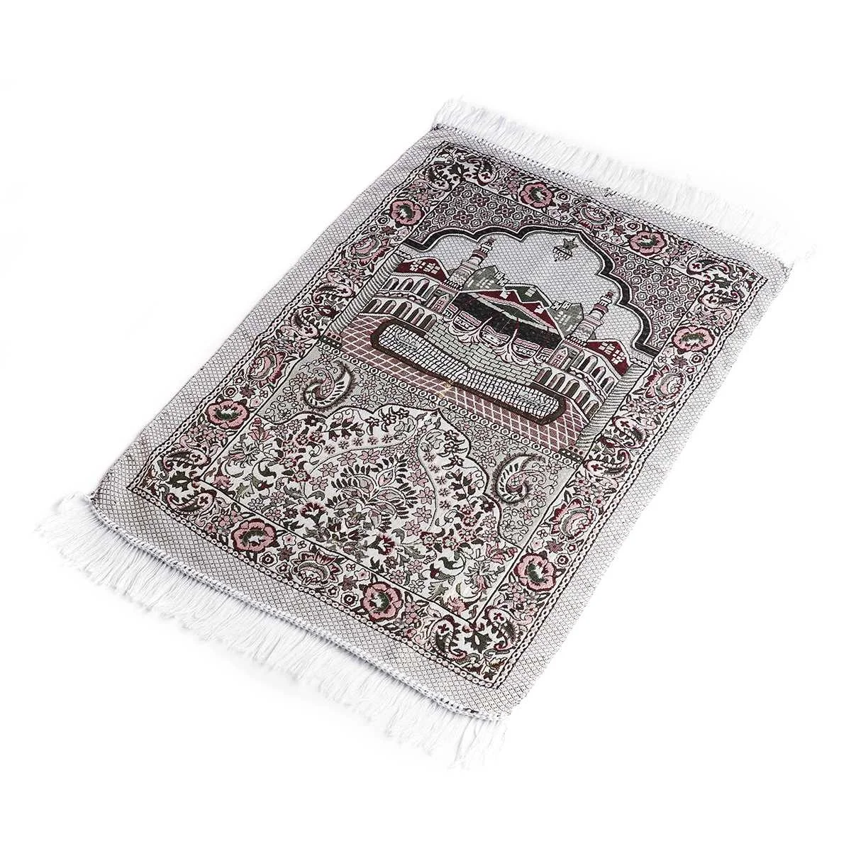 1 pcs Ramadan Prayer Rug Carpet Mat 70x110cm Polyester Multi-function Quran Islamic Muslim Eid Mubarak Praying | Дом и сад