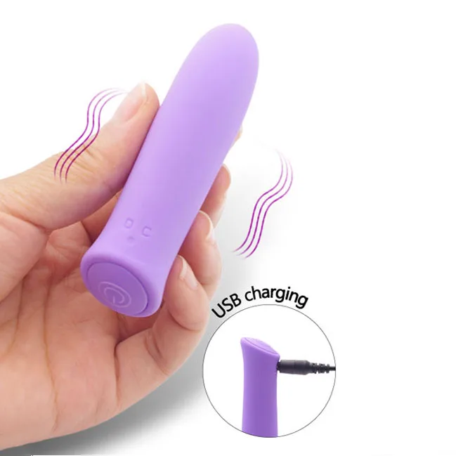 Роскошный мини вибратор для точки G маленькая пуля Стимулятор клитора 10