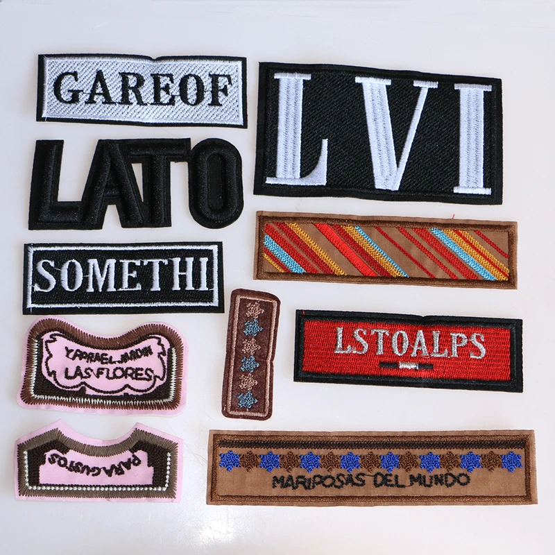 2 предмета мультфильм декоративные буквы звезды значок аппликация вышитые патчи