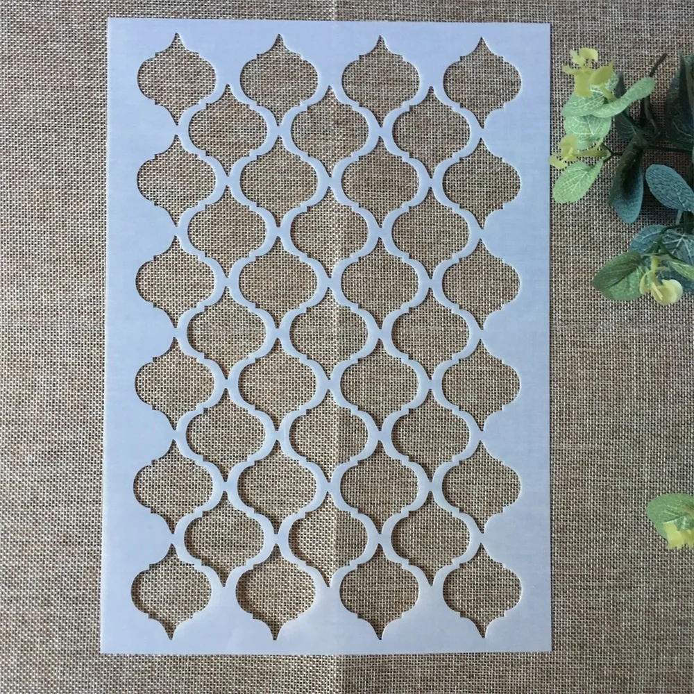 Трафареты мандалы для краски дерева ткани стен искусства A4 A3 A2 размер