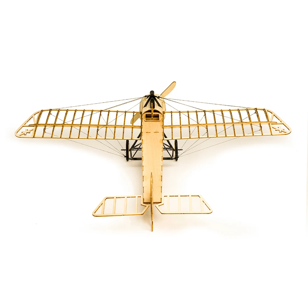 1/23 Fokker-E 410 мм размах крыльев пробкового дерева Статическая модель самолета ремесло деревянная мебель подарок для детей и взрослых