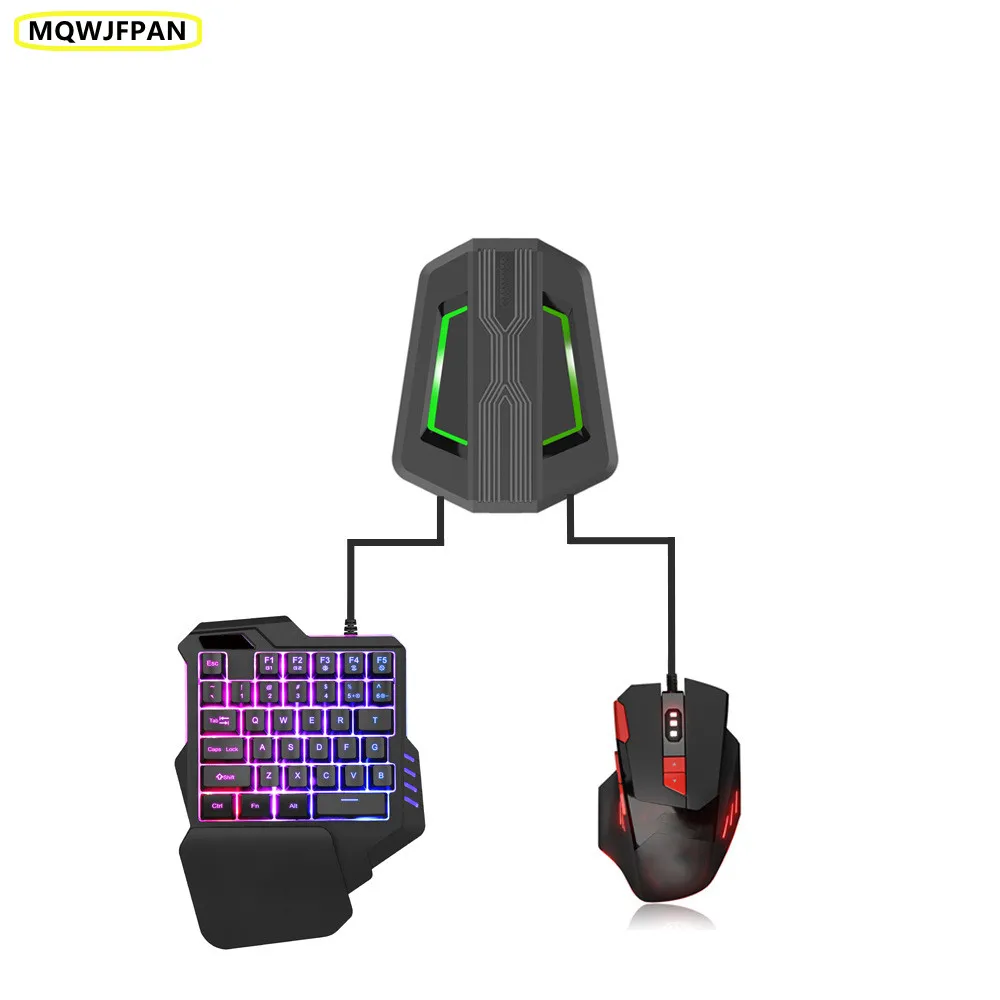 

New One-Handed Mechanical Gaming Keyboard RGB Backlit Portable Mini Gaming Keypad Game Controller for PC PS4 Xbox IOS Gamer