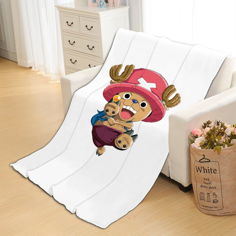 Одностороннее одеяло с принтом из мультфильма Наруто покрывало для дивана и