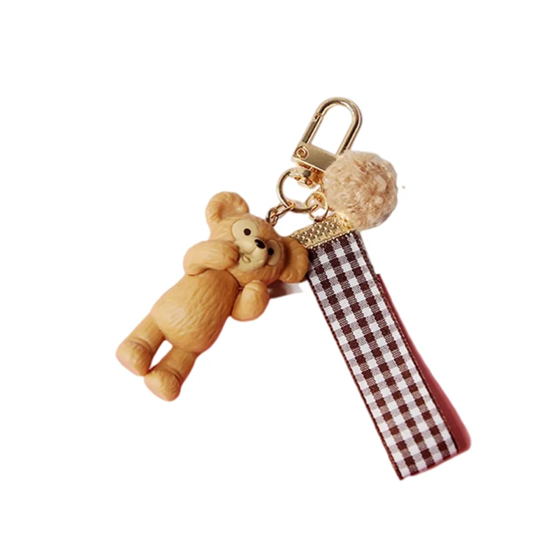 

2021 Creativity Cartoon Little Bear Key Chain Car Pendant Key Ring Fashionable Bag Pendant a Lovely Holiday Gift For a Friend