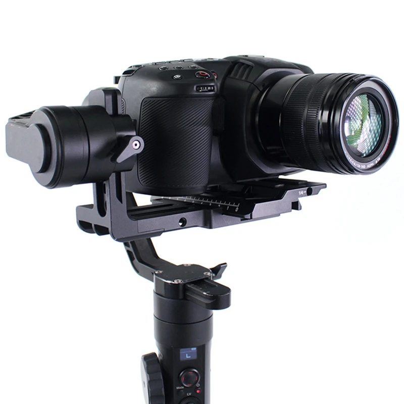 Lanparte кран 2 офсетная Камера пластина для Zhiyun аксессуары для Кардана с холодным башмаком и 1/4 винт
