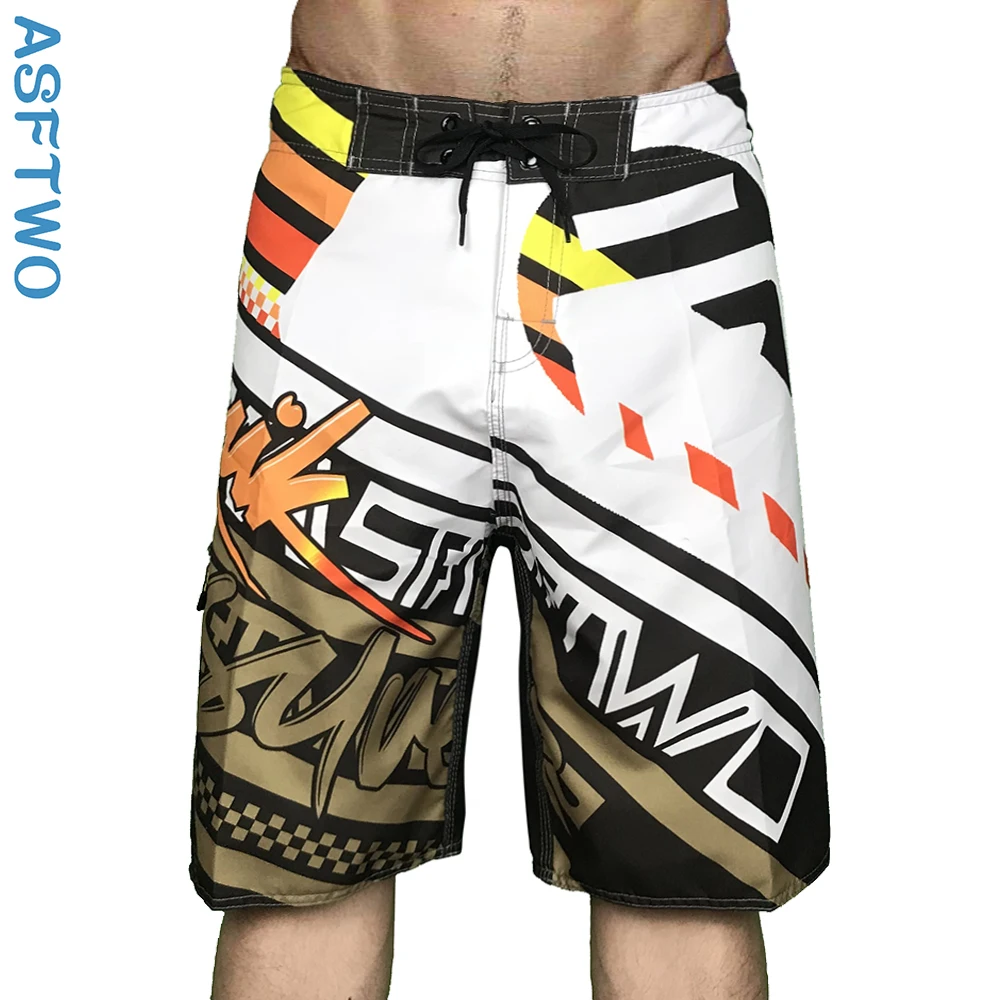 

Quick Dry Swimming Trunks Swimwear bañadores hombre Bermuda Vacation Surf Beach Short Pants Casual MaleSummer Board Shorts Men