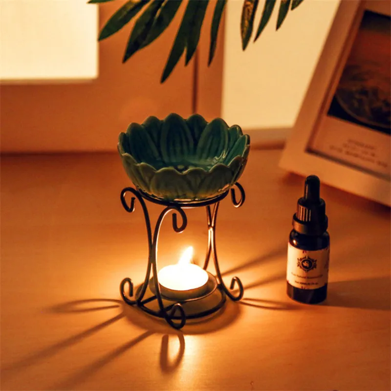 Ретро металлическая рамка керамическая фотолампа с эфирным маслом