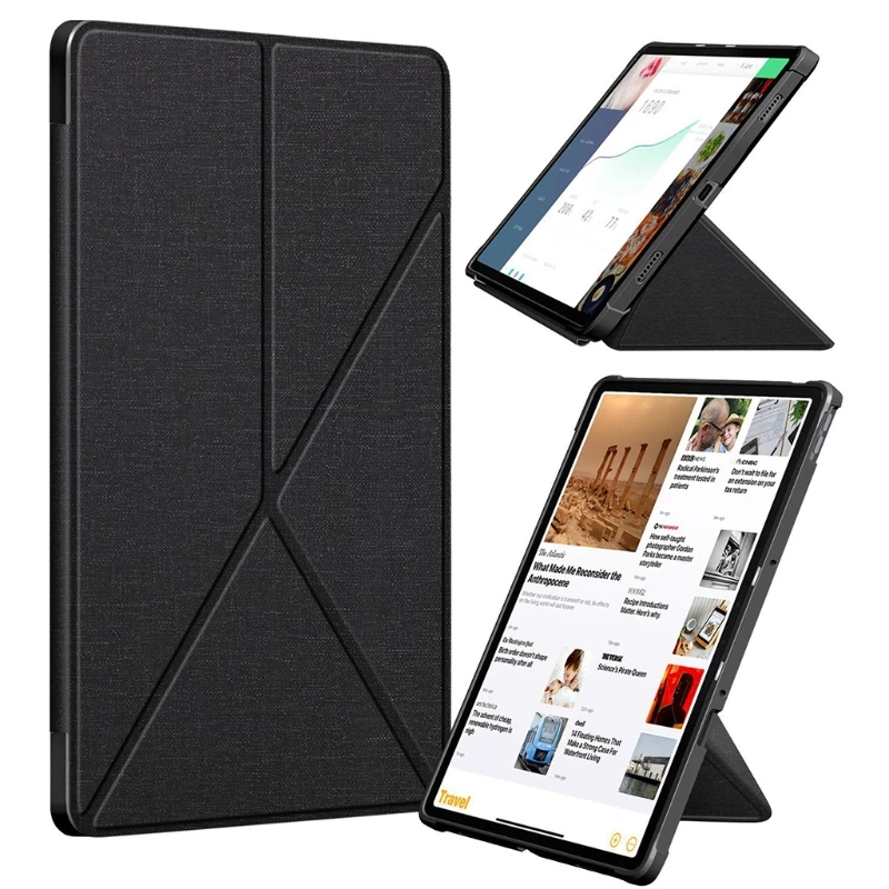 

E-Reader Case for 11.5in Tab P11 Pro Ultra Slim Protective Case Convenient Origami Stand with Sleep/ Wake Function