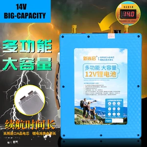 LifePO4 14V 120AH 100AH 80AH Lithium-ion USB Battery propeller boat motors/solar panel/inverter outdoor power Supply