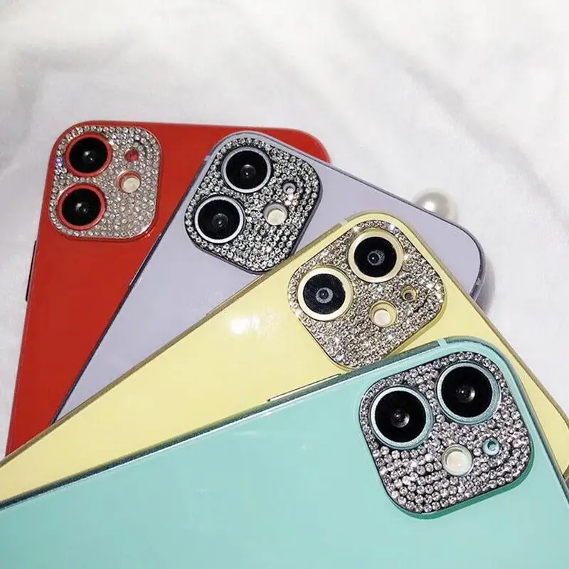 Новый кристаллический бриллиантовый протектор объектива камеры для iPhone 11