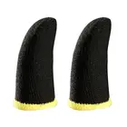 1 пара углеродного волокна напальчник Нескользящие, дышащие, приятные на палец Игровые перчатки для iPhoneAn-droidiOS мобильный телефонпланшет