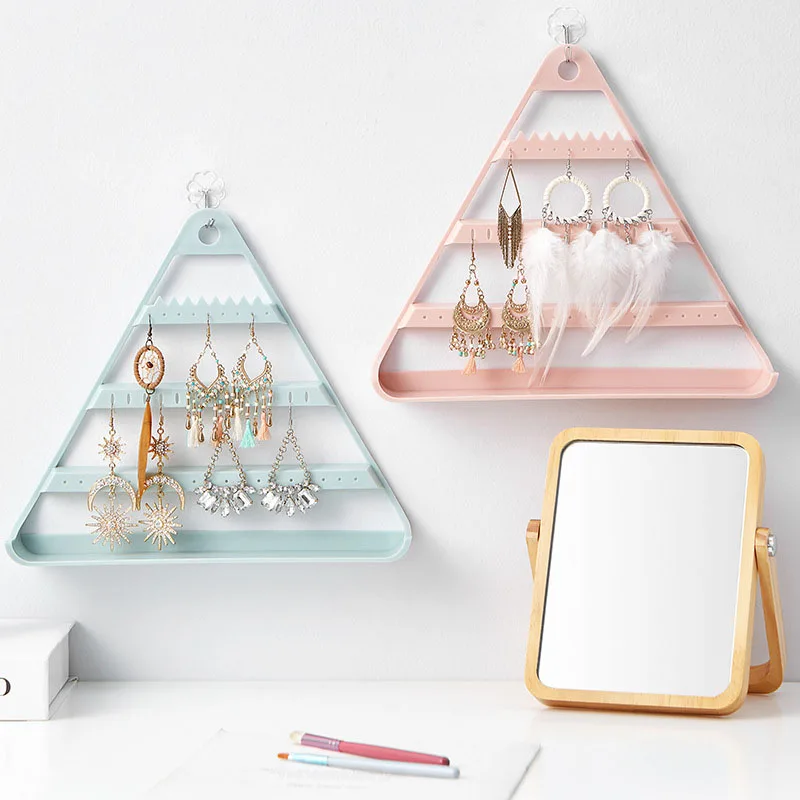 

Бытовой держатель для ювелирных изделий, подвесная настенная полка для сережек, коробка для ювелирных изделий, контейнер для хранения в ван...