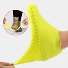 Многоразовые водонепроницаемые бахилы, сапоги, силиконовый материал, унисекс, защита для обуви, резиновые сапоги для дома, улицы, дождливых дней, унисекс